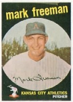1959 Topps Baseball Cards      532     Mark Freeman RC